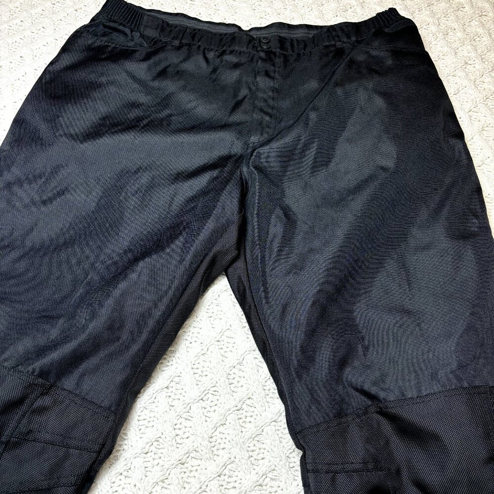 Tour Master Men's Motorcycle Pants XXL 38-40 Black Rain Guard Carbolex Jean Pant